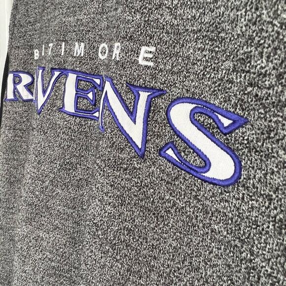 Baltimore Ravens NFL Pro Line Fleece Lined Warm Jacket Hooded Zip SIZE LARGE - Picture 6 of 8